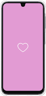 Силикон с усиленными углами чехол Сердце 2 для Samsung Galaxy A16 - 4863sp-3775 изображение 