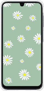 Силикон с усиленными углами чехол Ромашки v4 для Samsung Galaxy A16 - 5603sp-3775 изображение 