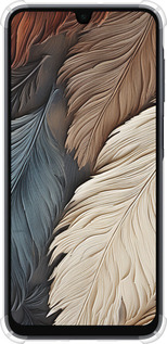Силикон с усиленными углами чехол Листья в стиле бохо для Samsung Galaxy A16 - 5643sp-3775 изображение 