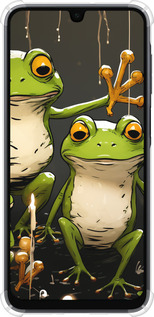 Силикон с усиленными углами чехол Жабки 2 для Samsung Galaxy A16 - 5657sp-3775 изображение 