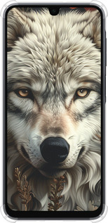 Силикон с усиленными углами чехол Волчий взгляд для Samsung Galaxy A16 - 6066sp-3775 изображение 