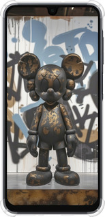 Силикон с усиленными углами чехол Bronze kaws v2 для Samsung Galaxy A16 - 6098sp-3775 изображение 