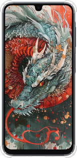 Силикон с усиленными углами чехол Стихия огня для Samsung Galaxy A16 - 6101sp-3775 изображение 