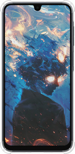 Силикон с усиленными углами чехол Сатору Годжо для Samsung Galaxy A16 - 6129sp-3775 изображение 