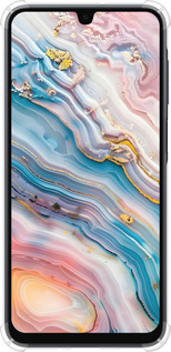 Силіконовий протиударний с посиленими кутами чехол Мрамор красивый для Samsung Galaxy A16 - 6376sp-3775 изображение 