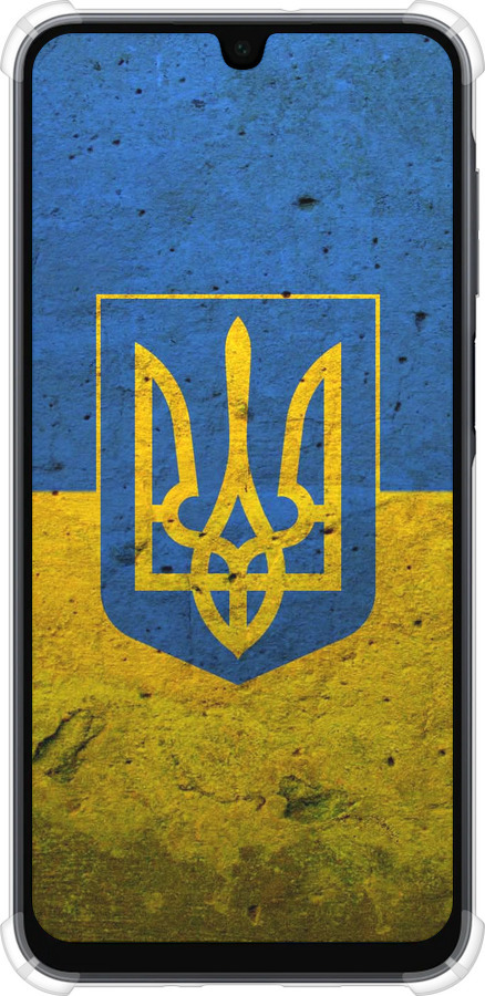 Силикон с усиленными углами чехол Флаг и герб Украины 2 для Samsung Galaxy A16 - 378sp-3775 изображение 