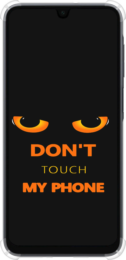 Силикон с усиленными углами чехол Don't touch the phone для Samsung Galaxy A16 - 4261sp-3775 изображение 