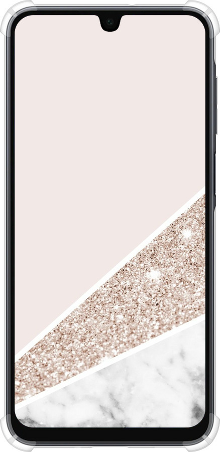 Силикон с усиленными углами чехол Пастельный мрамор для Samsung Galaxy A16 - 4342sp-3775 изображение 