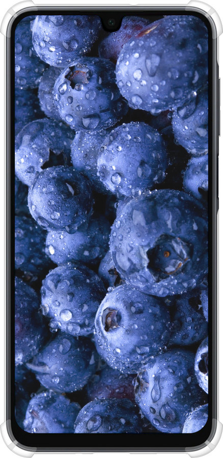 Силикон с усиленными углами чехол Голубика для Samsung Galaxy A16 - 4459sp-3775 изображение 
