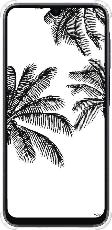 Силикон с усиленными углами чехол Пальмы1 для Samsung Galaxy A16 - 4634sp-3775 изображение 