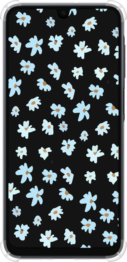 Силикон с усиленными углами чехол Цветочный для Samsung Galaxy A16 - 4900sp-3775 изображение 