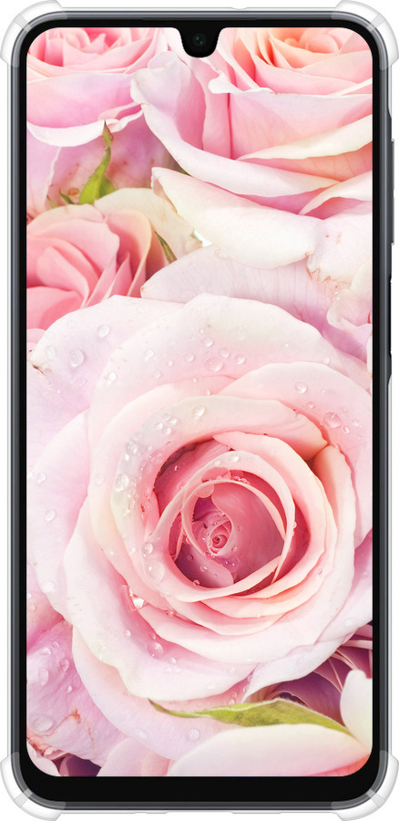 Силикон с усиленными углами чехол Розы для Samsung Galaxy A16 - 525sp-3775 изображение 