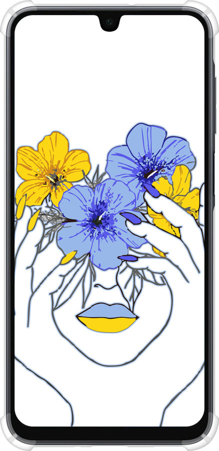 Силикон с усиленными углами чехол Девушка v4 для Samsung Galaxy A16 - 5276sp-3775 изображение 