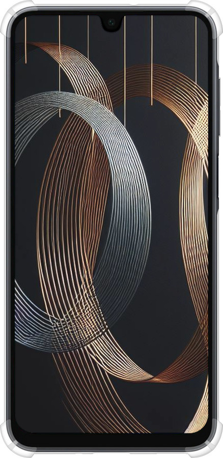 Силикон с усиленными углами чехол Симфония для Samsung Galaxy A16 - 5835sp-3775 изображение 