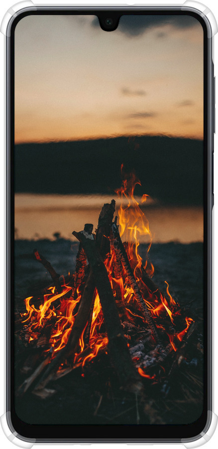 Силикон с усиленными углами чехол Огонь для Samsung Galaxy A16 - 6021sp-3775 изображение 