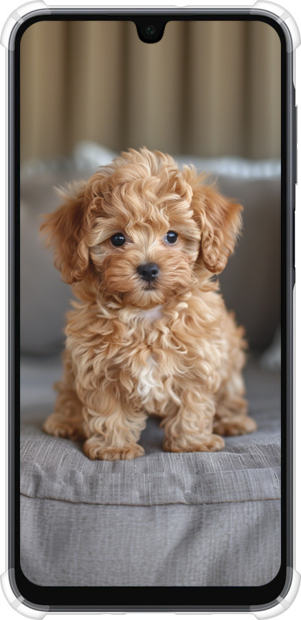 Силикон с усиленными углами чехол Mini-maltipoo для Samsung Galaxy A16 - 6158sp-3775 изображение 