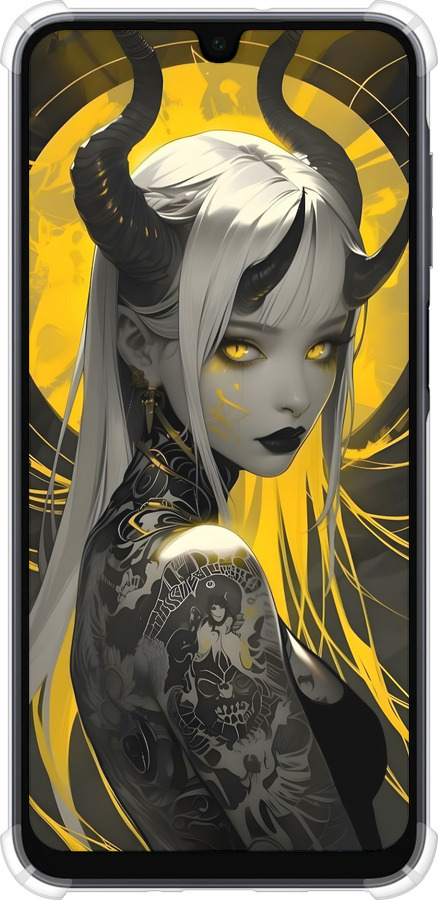 Силикон с усиленными углами чехол Аниме демон 2 для Samsung Galaxy A16 - 6309sp-3775 изображение 
