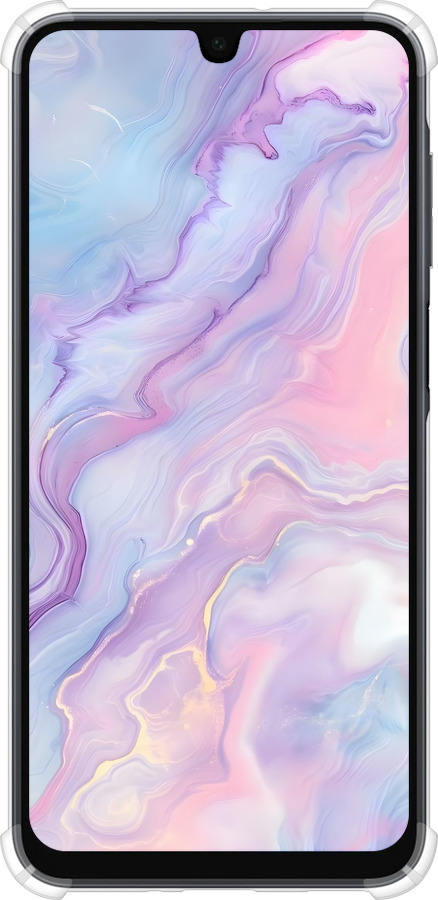 Силіконовий протиударний с посиленими кутами чехол Нежный мрамор для Samsung Galaxy A16 - 6310sp-3775 изображение 