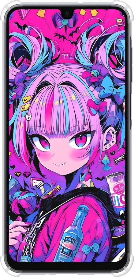 Силикон с усиленными углами чехол Аниме милаха для Samsung Galaxy A16 - 6314sp-3775 изображение 