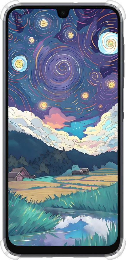 Силикон с усиленными углами чехол Креативный арт для Samsung Galaxy A16 - 6322sp-3775 изображение 