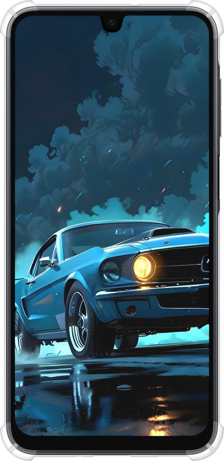 Силикон с усиленными углами чехол Форд мустанг для Samsung Galaxy A16 - 6374sp-3775 изображение 
