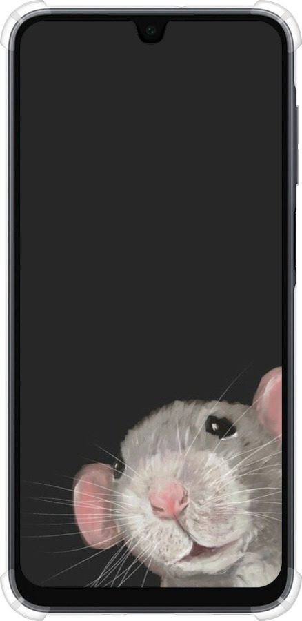 Силіконовий протиударний с посиленими кутами чехол The Peeking Rat для Samsung Galaxy A16 - 6442sp-3775 изображение 