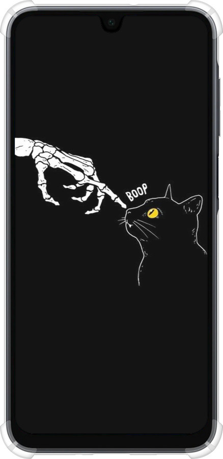 Силикон с усиленными углами чехол Кошка для Samsung Galaxy A16 - 6505sp-3775 изображение 