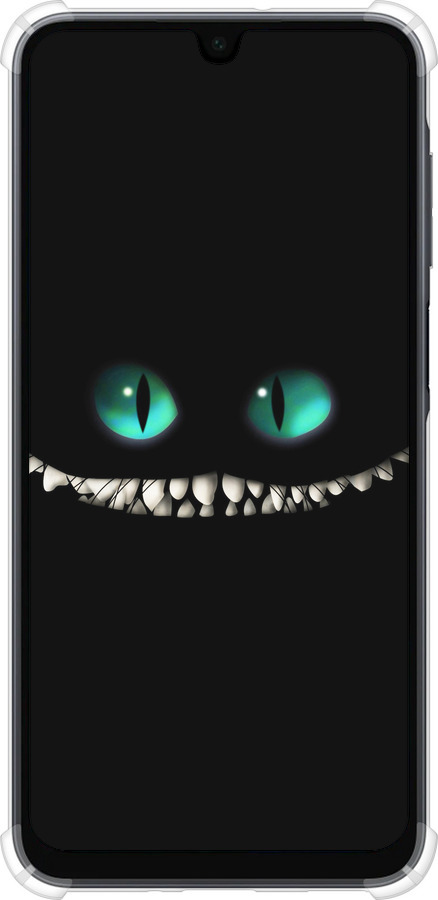 Силикон с усиленными углами чехол Чеширский кот для Samsung Galaxy A16 - 689sp-3775 изображение 