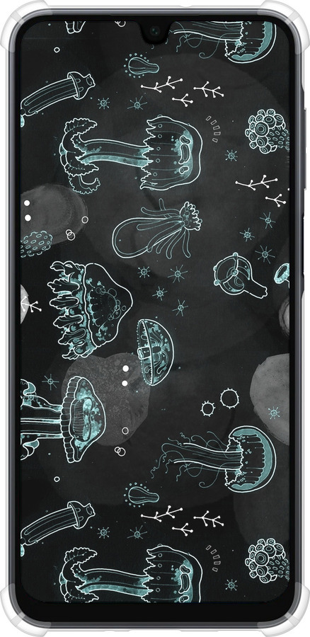 Силикон с усиленными углами чехол Медузы для Samsung Galaxy A16 - 906sp-3775 изображение 