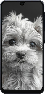 Силиконовый чехол Мальтипу на чорном фоне для Samsung Galaxy A16 - 6156u-3775 изображение 