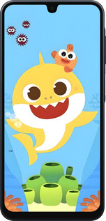 Силиконовый чехол Бейби Шарк для Samsung Galaxy A16 - 6303u-3775 изображение 