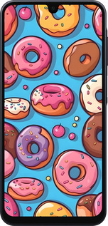 Силиконовый чехол Пончики для Samsung Galaxy A16 - 6318u-3775 изображение 
