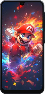Силіконовий чехол Супер Маріо для Samsung Galaxy A16 - 6342u-3775 изображение 