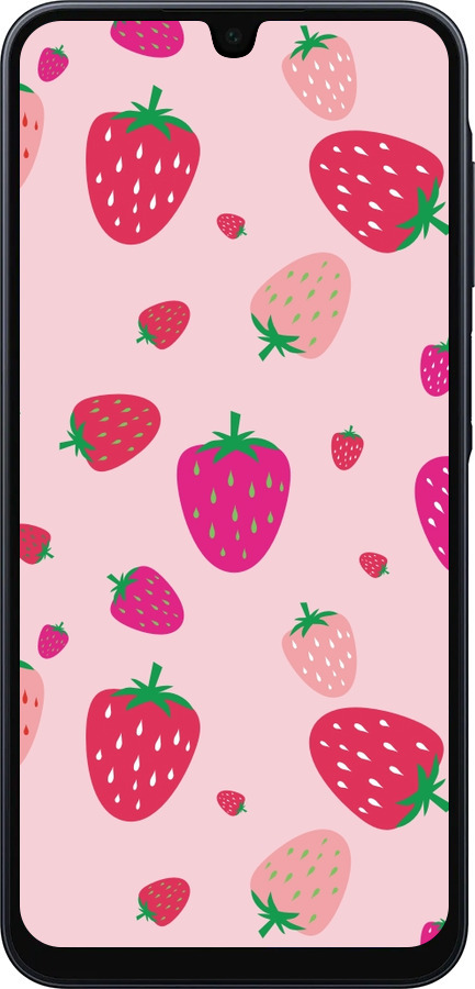Силиконовый чехол Клубнички для Samsung Galaxy A16 - 4332u-3775 изображение 