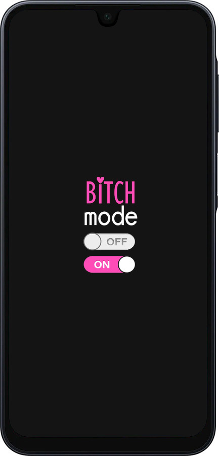 Силіконовий чехол Bitch mode для Samsung Galaxy A16 - 4548u-3775 изображение 