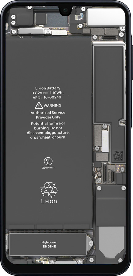 Силиконовый чехол Детали смартфона для Samsung Galaxy A16 - 5487u-3775 изображение 