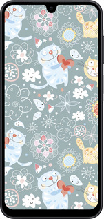 Силиконовый чехол Котята v3 для Samsung Galaxy A17 - 1223u-4060 изображение 