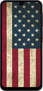Силиконовый чехол Флаг США для Samsung Galaxy A17 - 395u-4060 изображение 
