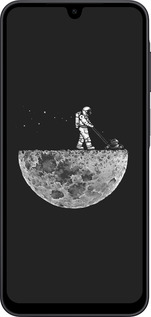 Силиконовый чехол Moon in dark для Samsung Galaxy A17 - 4176u-4060 изображение 