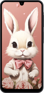 Силиконовый чехол Зайчик для Samsung Galaxy A17 - 5669u-4060 изображение 