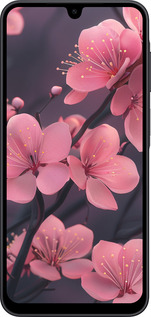 Силиконовый чехол Пурпурная сакура для Samsung Galaxy A17 - 6075u-4060 изображение 