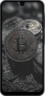 Силиконовый чехол Black Bitcoin для Samsung Galaxy A17 - 6090u-4060 изображение 