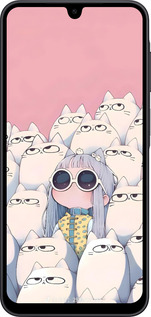 Силиконовый чехол Малышка с котами для Samsung Galaxy A17 - 6295u-4060 изображение 