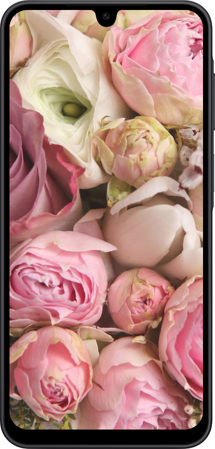 Силиконовый чехол Розы v2 для Samsung Galaxy A17 - 2320u-4060 изображение 