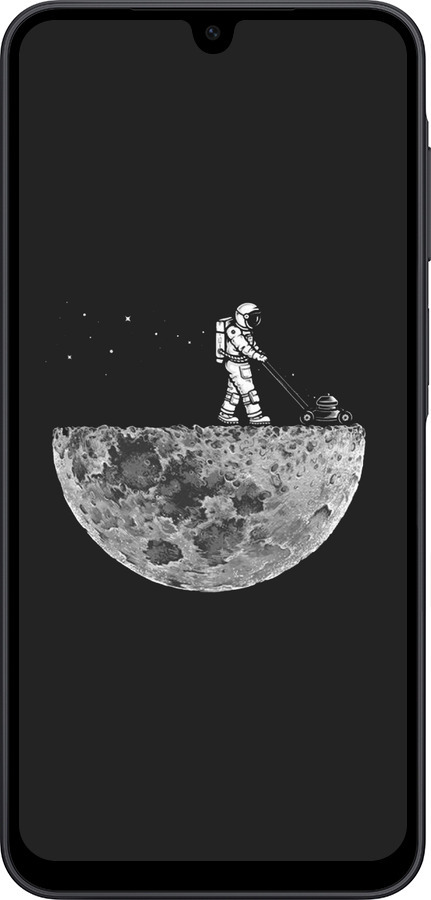 Силиконовый чехол Moon in dark для Samsung Galaxy A17 - 4176u-4060 изображение 