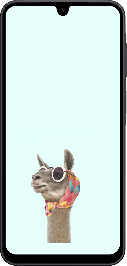 Силиконовый чехол Модная лама для Samsung Galaxy A17 - 4479u-4060 изображение 
