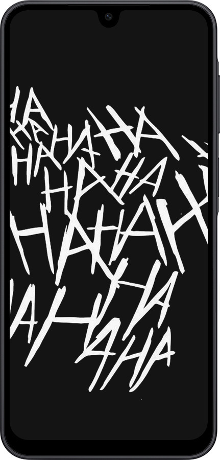 Силиконовый чехол joker hahaha для Samsung Galaxy A17 - 4509u-4060 изображение 