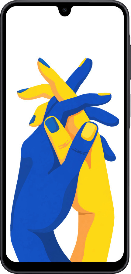 Силиконовый чехол Stand With Ukraine для Samsung Galaxy A17 - 5255u-4060 изображение 