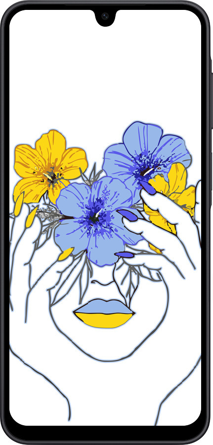Силиконовый чехол Девушка v4 для Samsung Galaxy A17 - 5276u-4060 изображение 