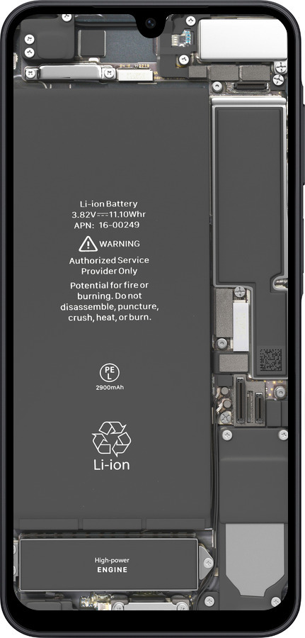 Силиконовый чехол Детали смартфона для Samsung Galaxy A17 - 5487u-4060 изображение 